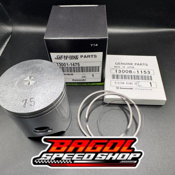 Paket Seher Piston Plus Ring b75 Ninja Rr R Ss Original Kawasaki